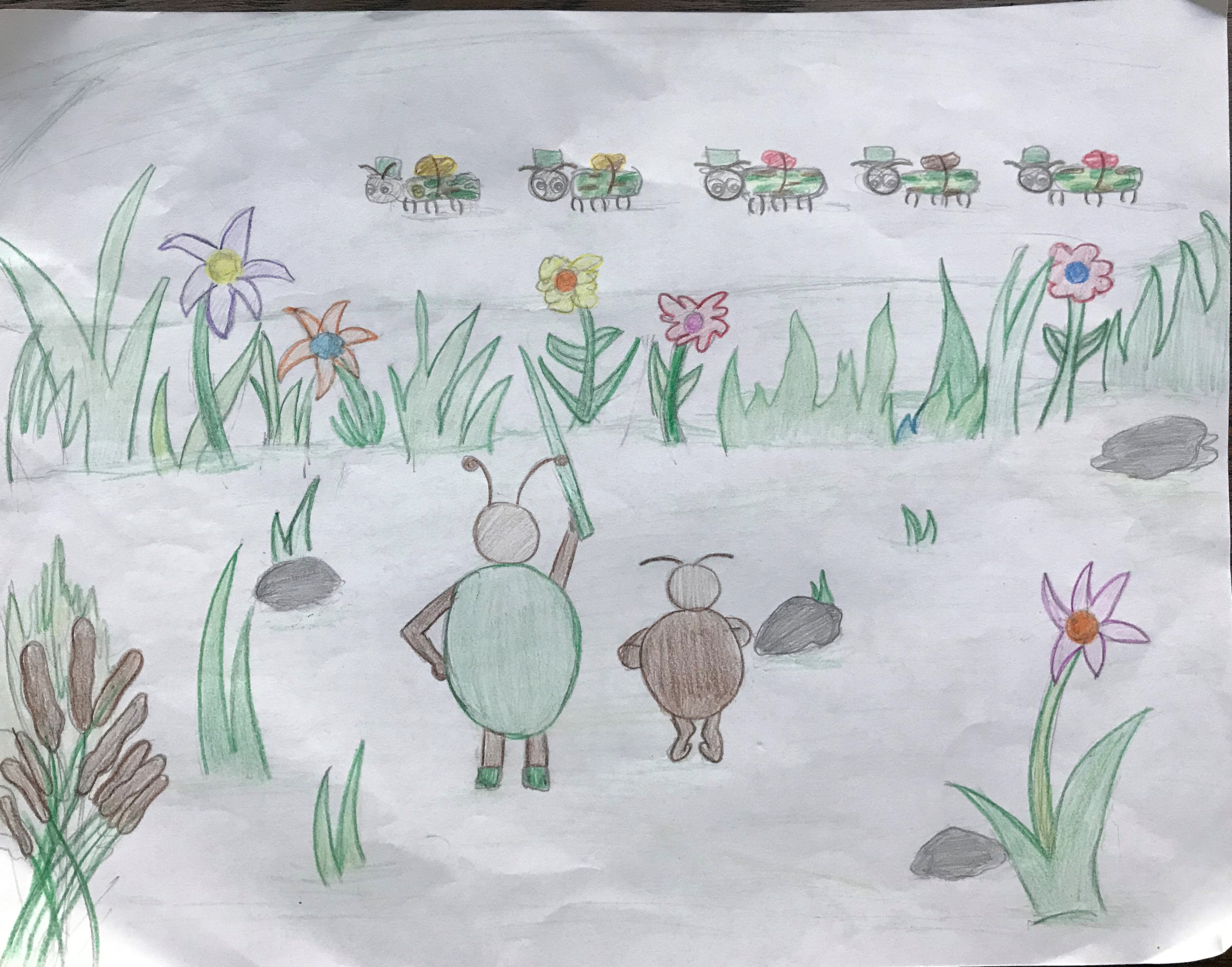 Bug Harold, Beetle Baily, and army ants